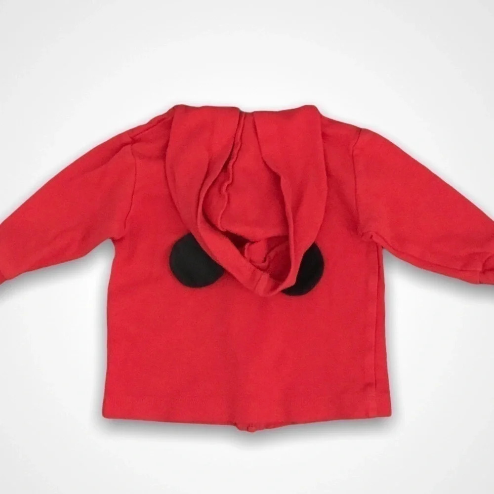 4/$20🥳 Disney Mickey Mouse Red Zip Up  Jacket - Picture 5 of 5
